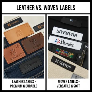 Leather vs. Woven Labels: Which One Best Reflects Your Brand’s Value?